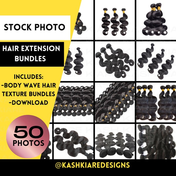 50 Body Wave hair bundle stock photo| Hair Stock Photo| Hair business Product Photo| Body Wave| Hair Business| Virgin Hair Bundle Photo