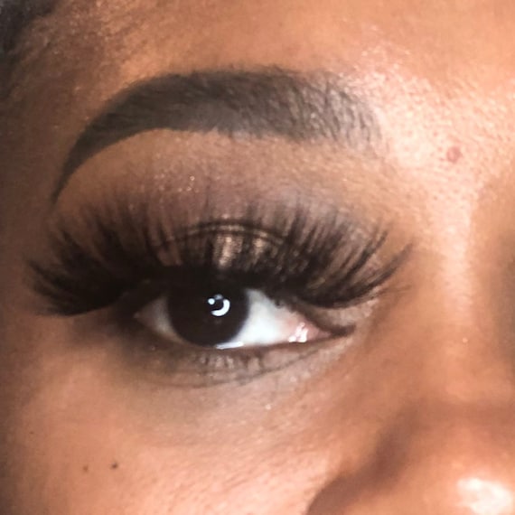 Thick best sale eyelash extensions