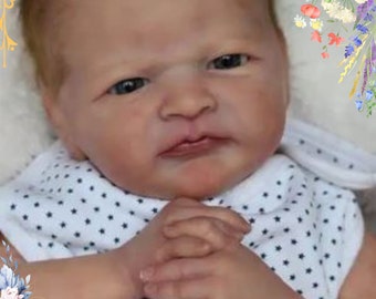 Wiedergeborene niedliche, lebensechte, weiche und Ganzkörper-Silikon-Reborn-Kleinkindpuppe