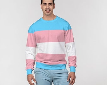 Transgender Pride Flag Pullover Sweater