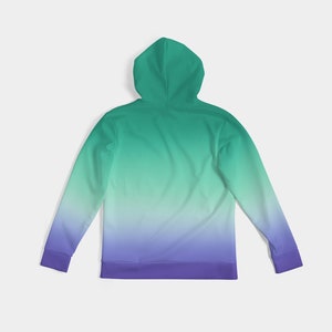 MLM Pride Flag Ombré Men Hoodie | MLM Gay Flag Ombré Men Hoodie image 7