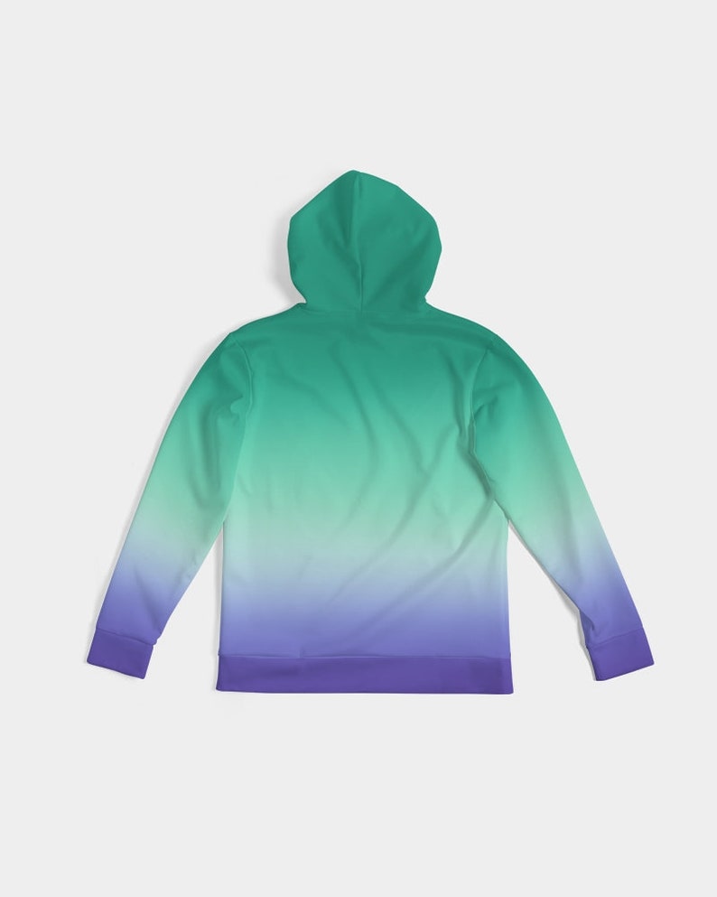 MLM Pride Flag Ombré Men Hoodie | MLM Gay Flag Ombré Men Hoodie image 7