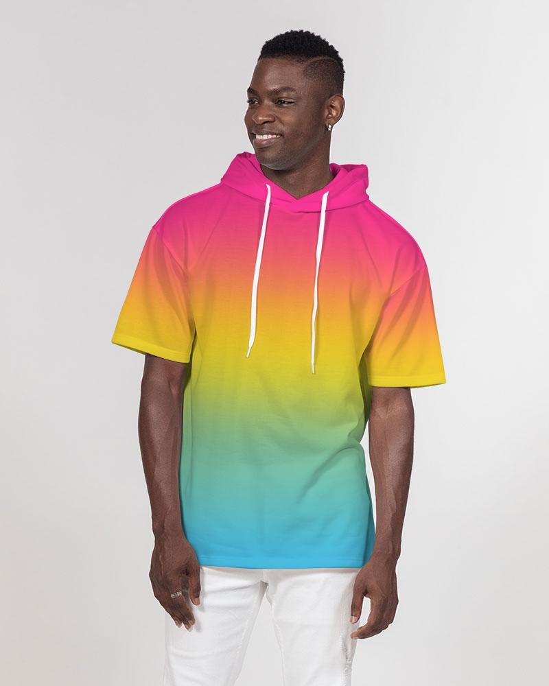 Pansexual Ombre Gradient Premium Heavyweight Short Sleeve Hoodie ...