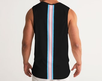 Transgender Pride Flag Sports Tank Top