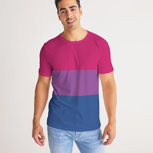 Bisexual Flag Men T shirt | Bisexual Pride Men T shirt | LGBTQ+ T shirt