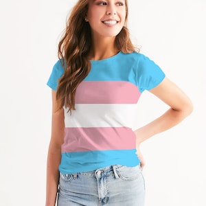 Transgender-Flaggen-T-Shirt | Transgender-Pride-T-Shirt | LGBTQ+ T-Shirt