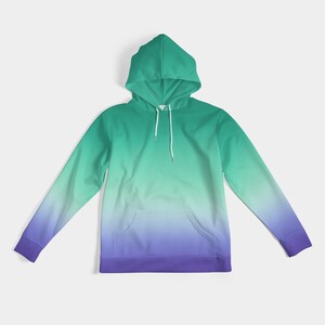 MLM Pride Flag Ombré Men Hoodie | MLM Gay Flag Ombré Men Hoodie image 8