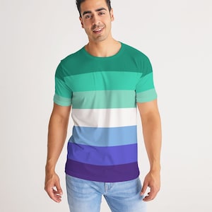 Gay MLM Flag Men T shirt | Gay MLM Pride Men T shirt | LGBTQ+ Gay Men T shirt