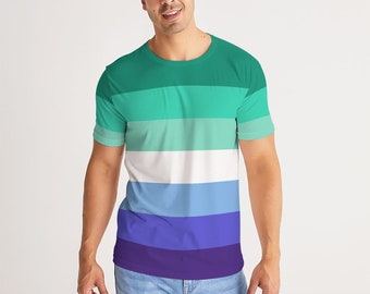 Gay MLM Flag Men T shirt | Gay MLM Pride Men T shirt | LGBTQ+ Gay Men T shirt