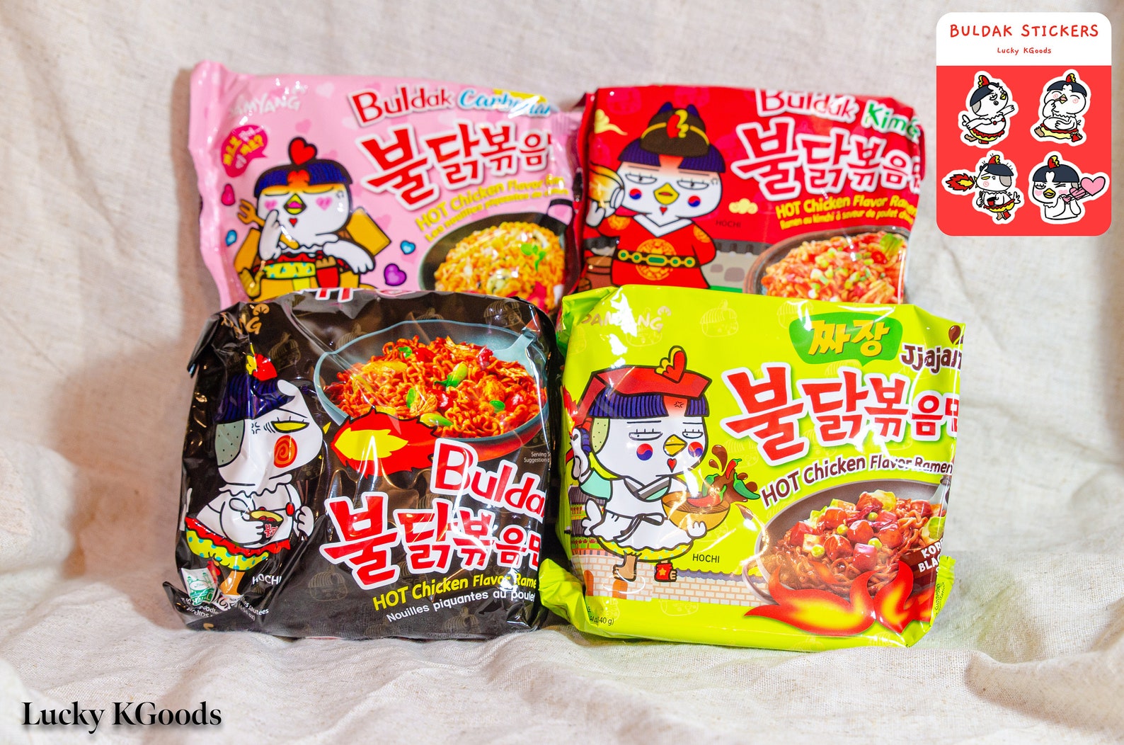 Assorted Ramen Gift Box Korean Popular Instant Ramen SamYang Etsy