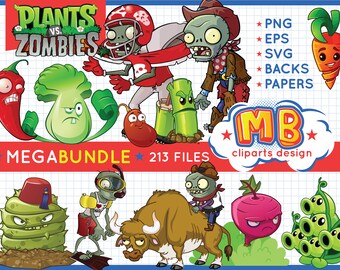 Download Plants Zombies Svg Etsy