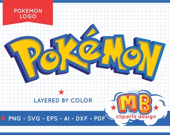 Pokemon Logo Svg Etsy