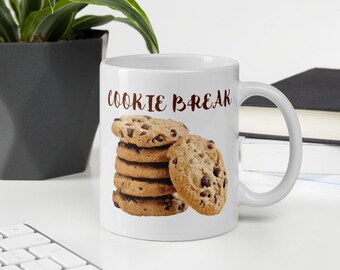 Cookie Break Coffee Mug: 11oz Ceramic Mug
