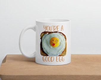 Good Egg ~ Morning cup ~ Gifts for Mom ~ Gifts for Her ~ Gifts for Dad ~ Gifts for Him ~ Gifts for girls ~ Gifts for boys ~ Gifts for teens