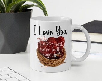 I Love You mug, New Home gift for her, Relationship gift, Wedding Gift, Engagement Gift, Gift for Her, Gift for Him, Popular right now