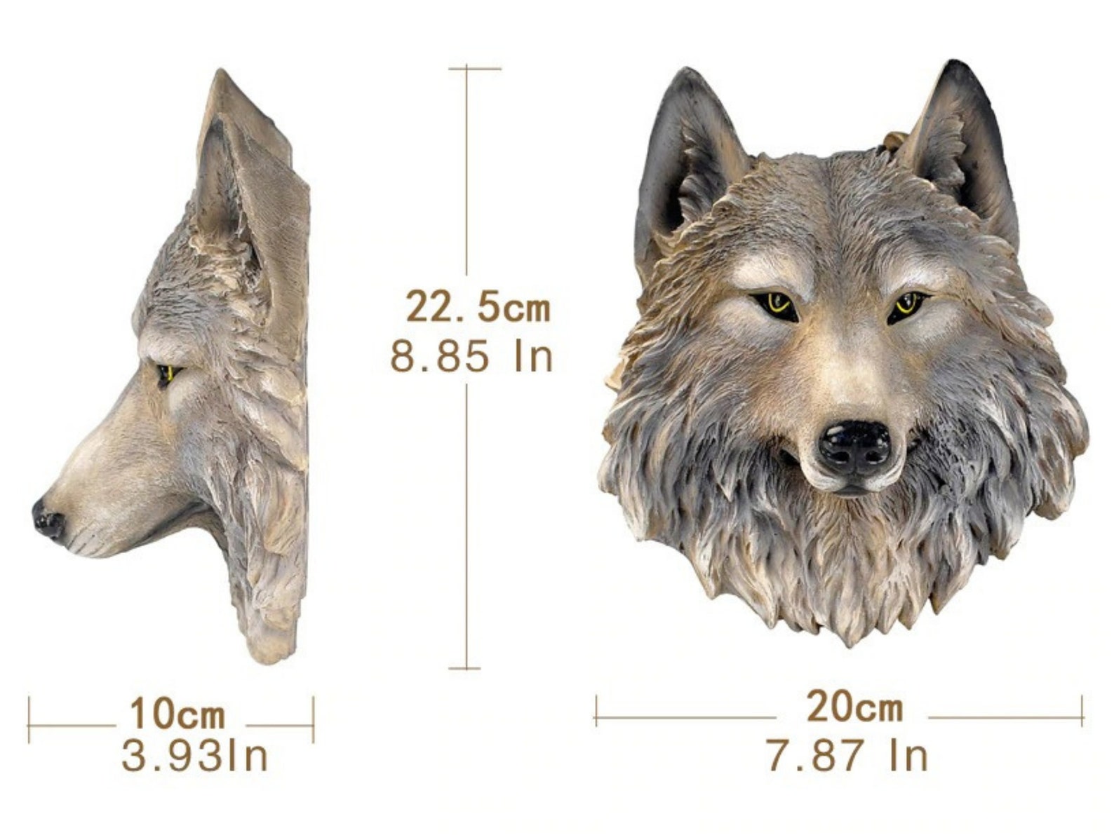 Modern Animal Wall Sculpture Statues Bedroom Home Decor Etsy