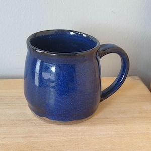 Sapphire Blue Stoneware Mug