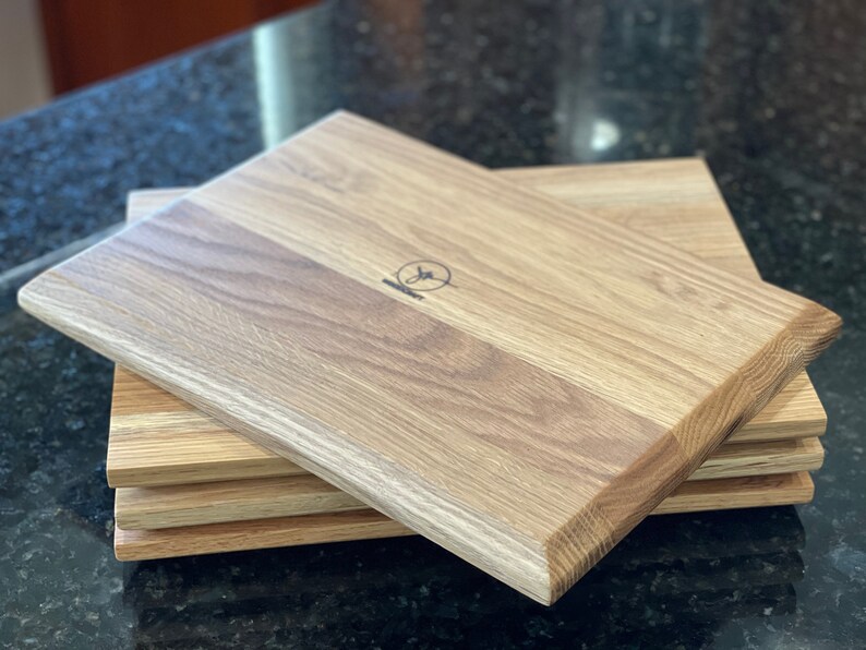 025 Large Beveled Edge Oak Cutting Board Serving Tray Etsy