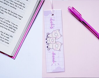 Pig Fam Bookmark - Cute Planner Bookmark - Cute stationary - Page Keeper - Christmas Gift - Birthday Gift.