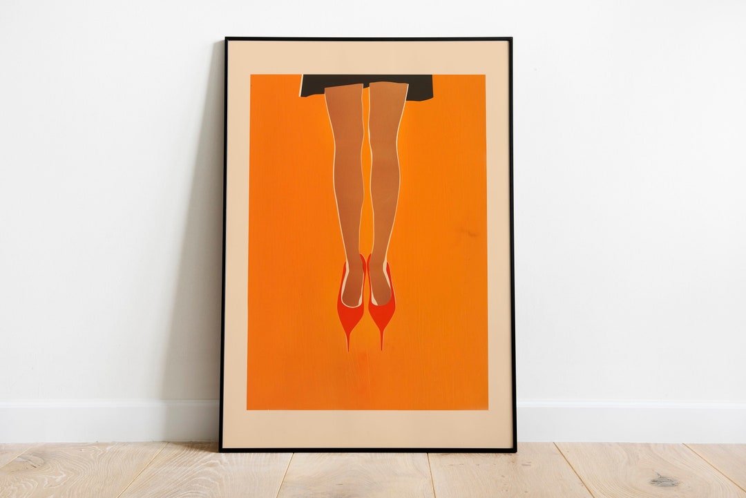 WOMAN LEGS PAINTING | Printable Wall Art | Digital Download | Oil ...