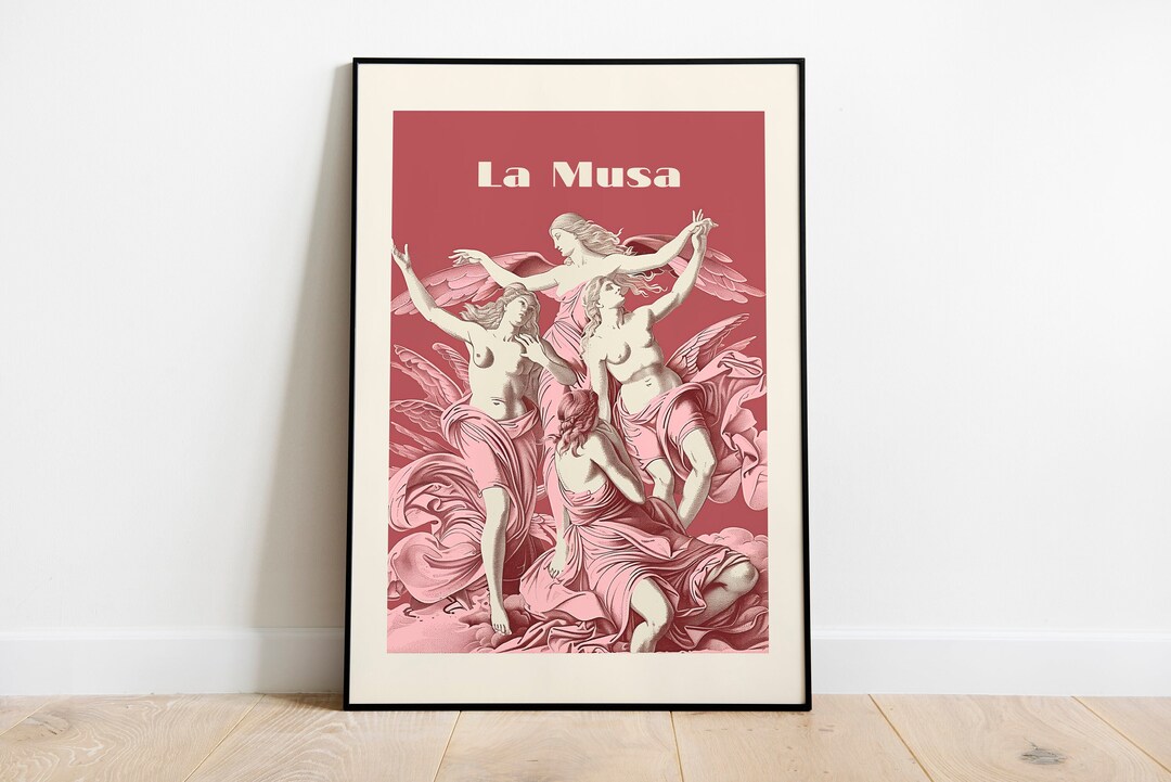 LA MUSA PRINT | Printable Wall Art | Digital Download | Painting ...