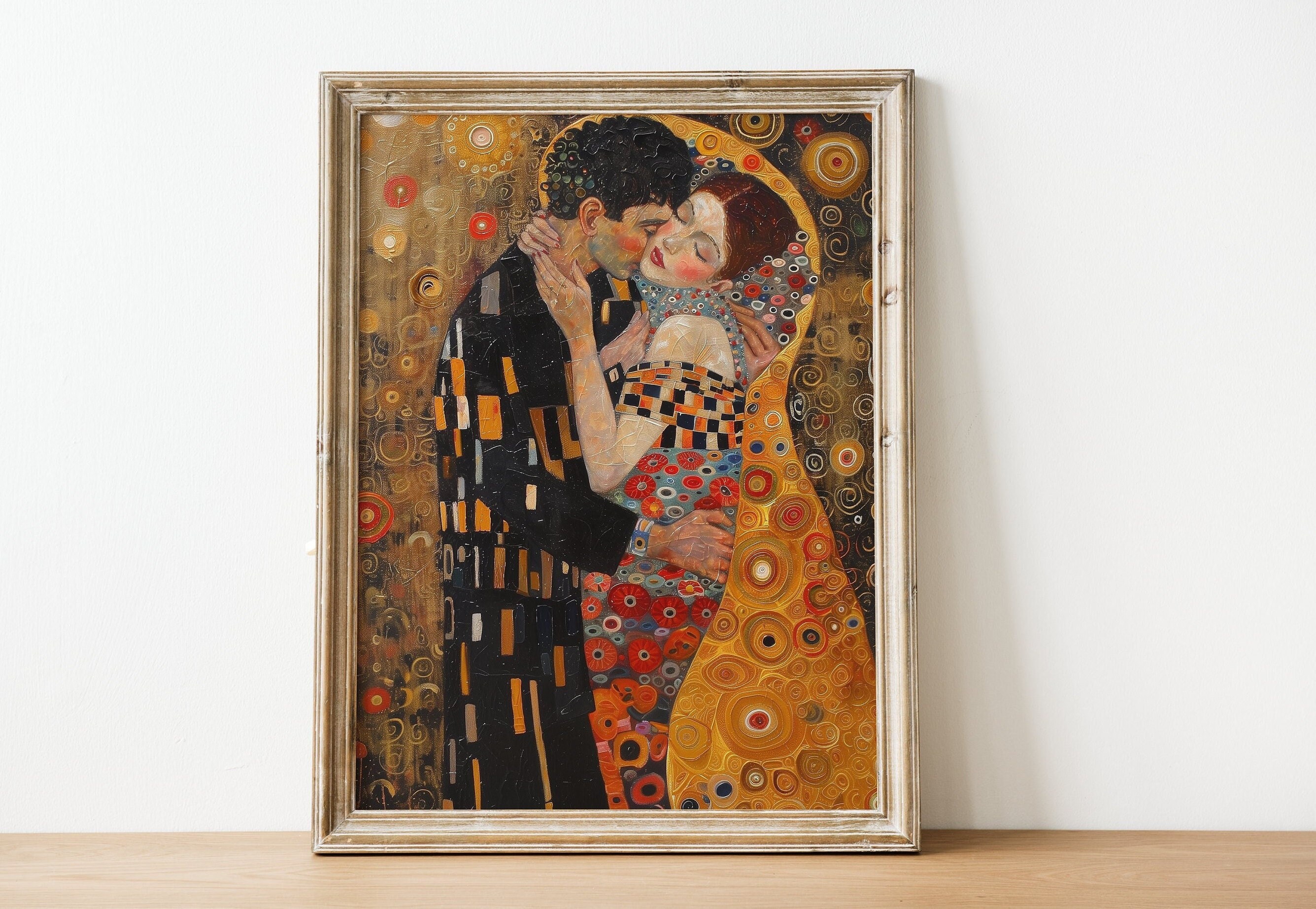 【美品】クリムトの壁掛け絵画　大型 美品】クリムトの壁掛け絵画 大型 【公式通販】