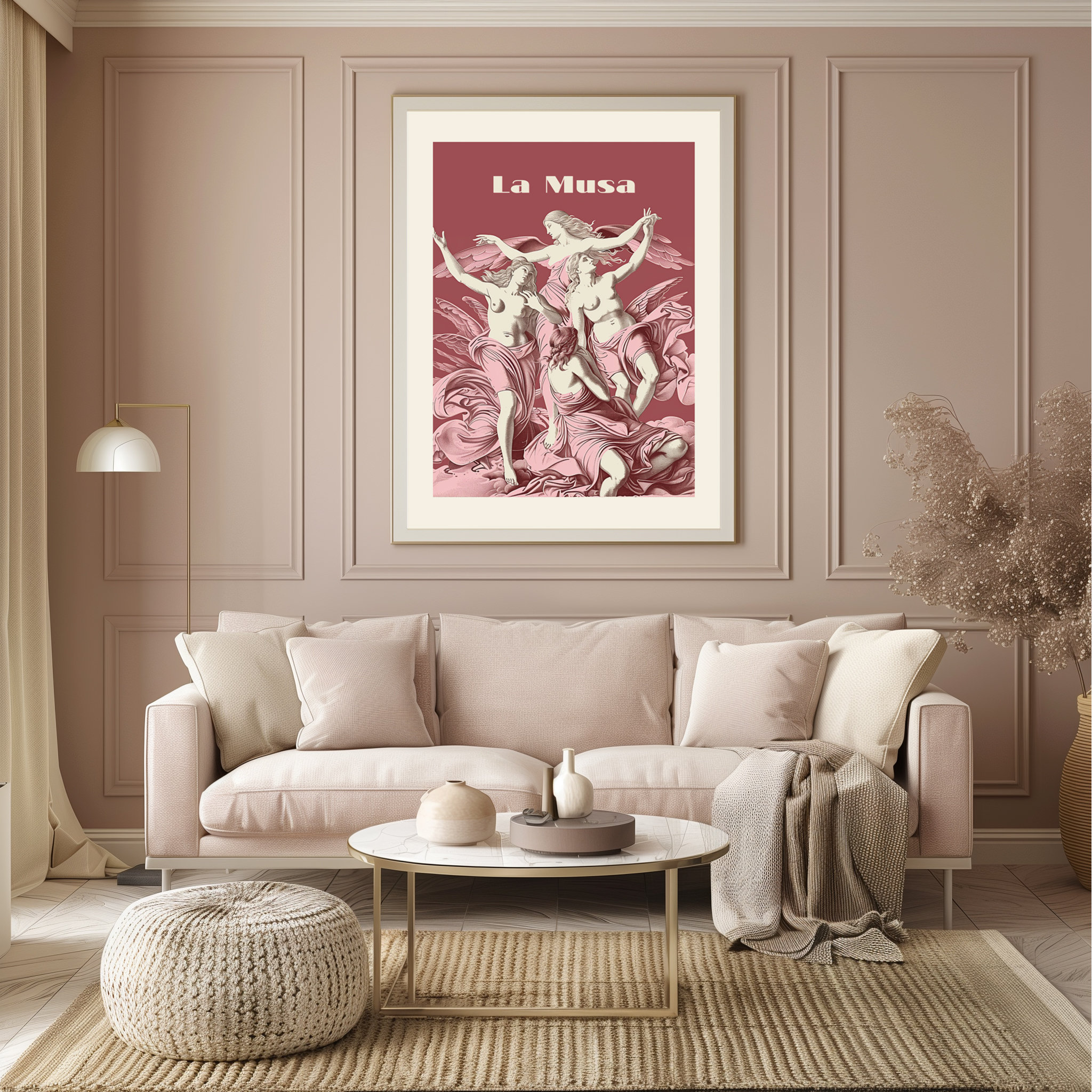 LA MUSA PRINT | Printable Wall Art | Digital Download | Painting ...