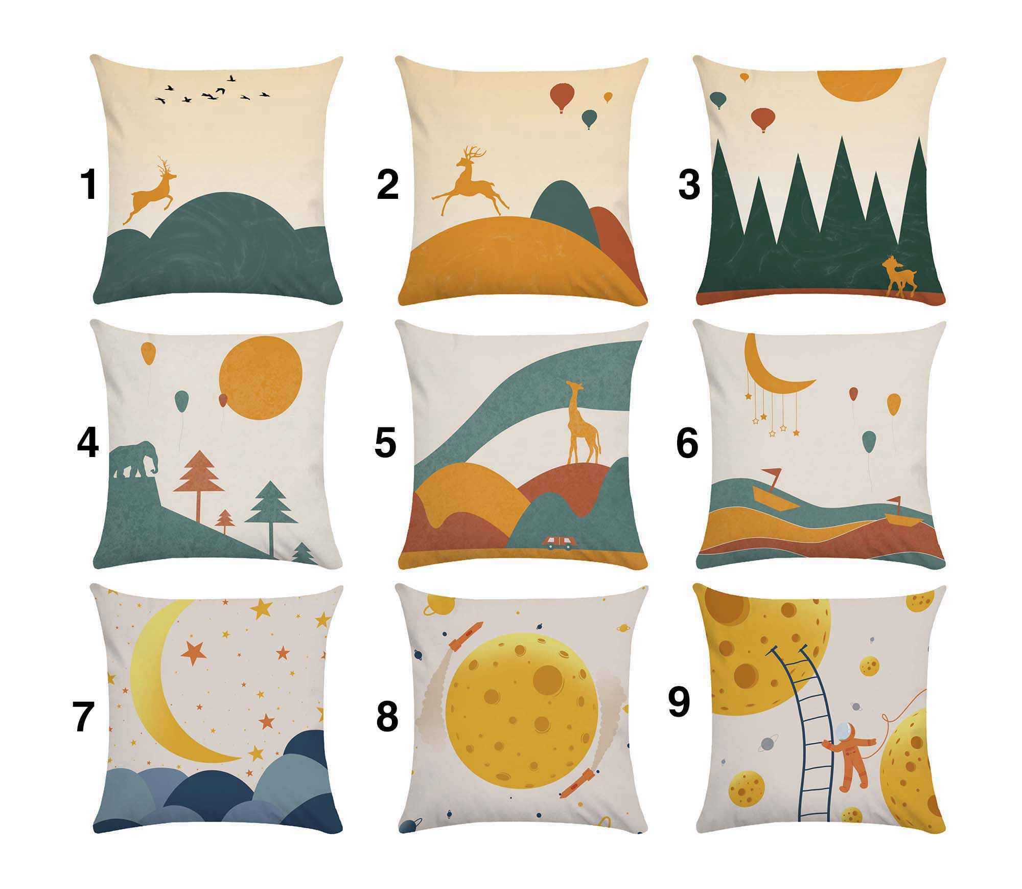 Sun and Moon Pillow Cover Throw Pillow Cases 18 x 1820 x Etsy