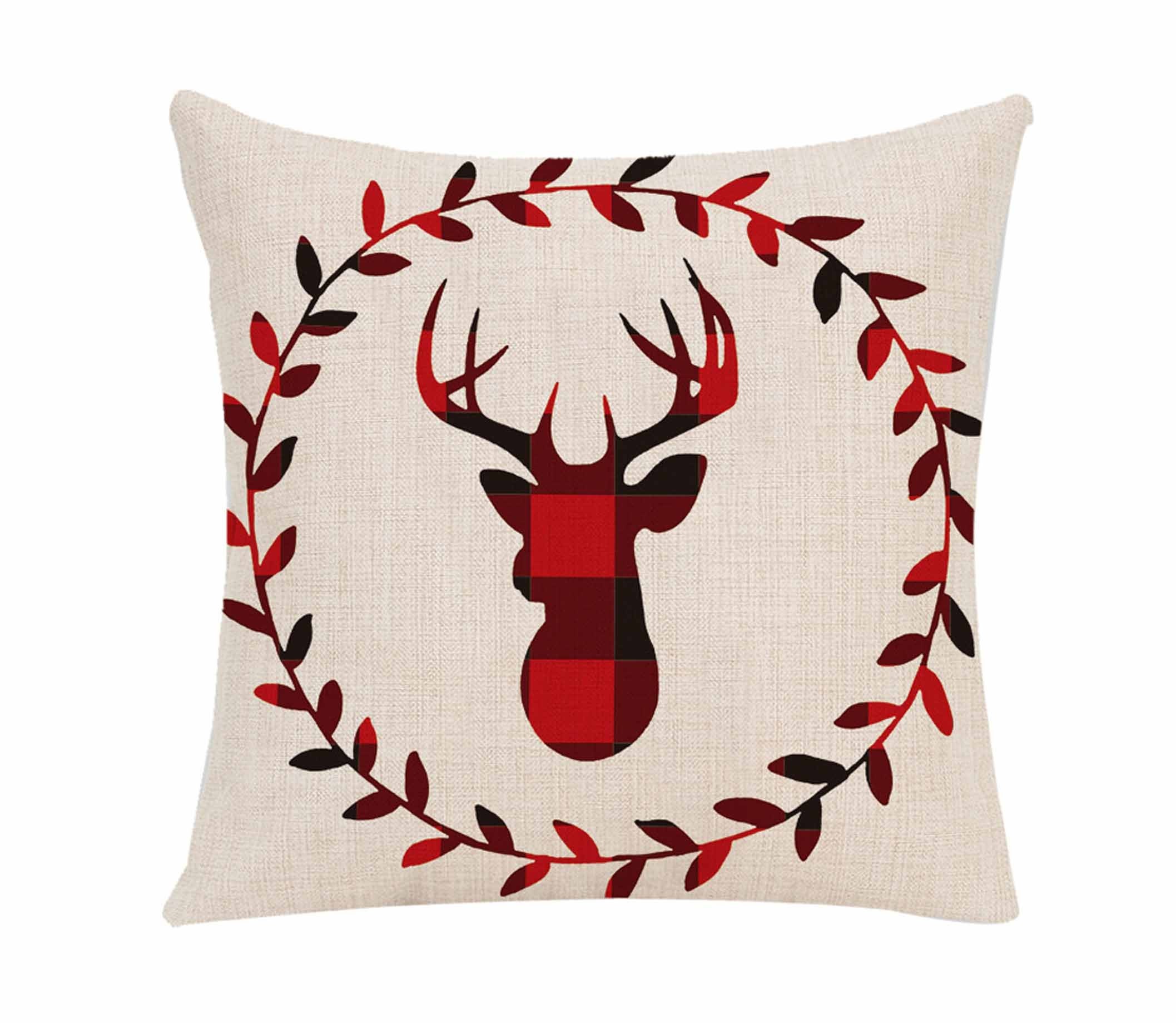 Set of 4 Outdoor Christmas Pillow Nordic Holiday Decor Etsy