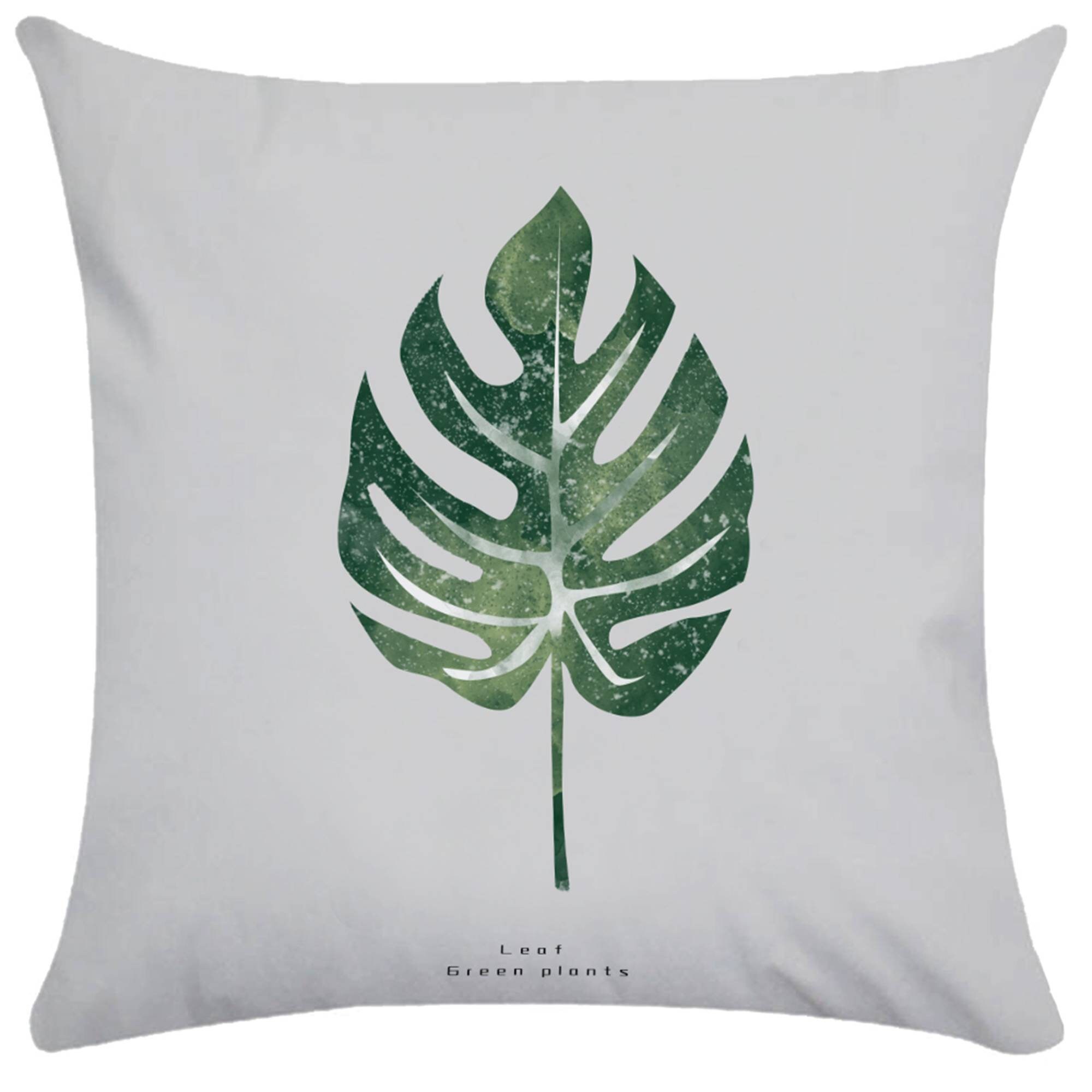 Leafs Throw Pillow Covers 18 x 1820 x 20 Art Green Plants Etsy