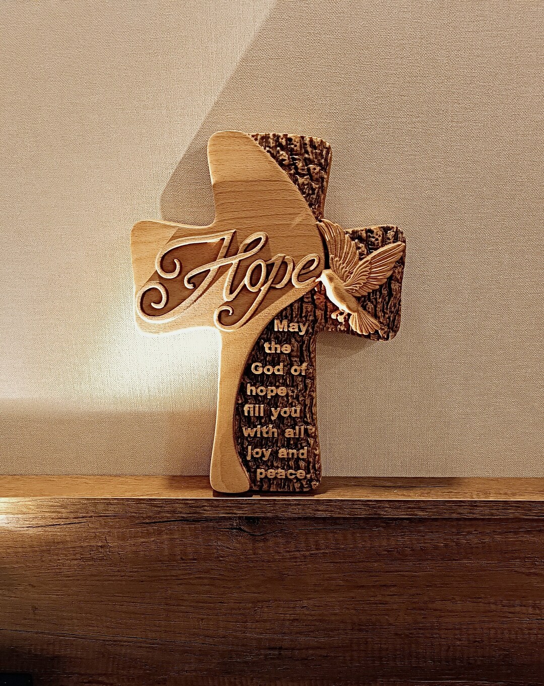 Wooden Wall Cross Extra Large Wall Cross Personalized Gifts Etsy