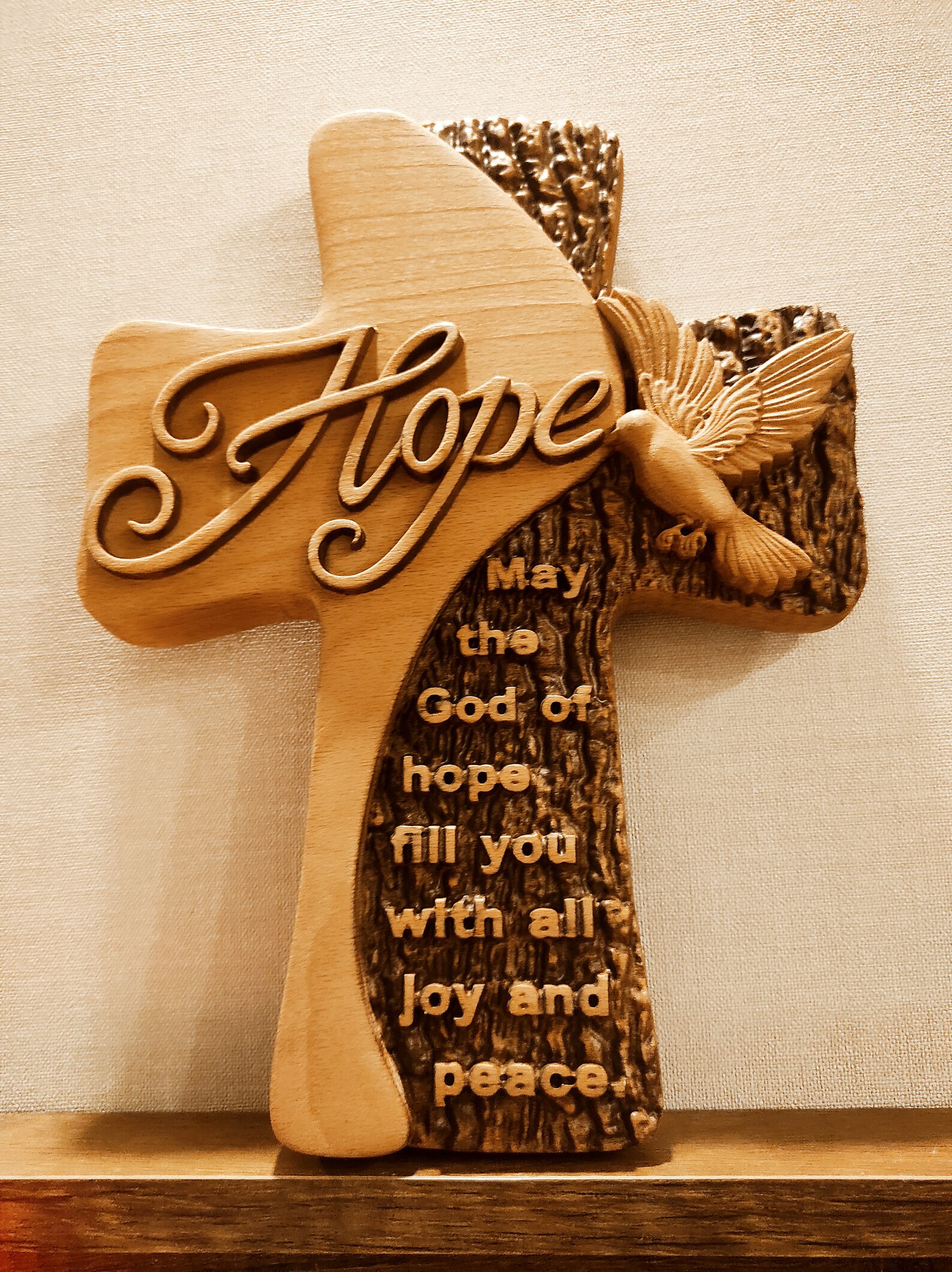 Wooden Wall Cross Extra Large Wall Cross Personalized Gifts Etsy