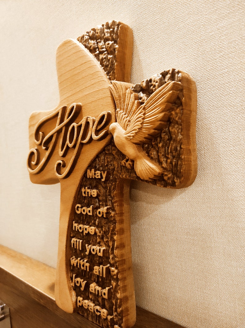 Wooden Wall Cross Extra Large Wall Cross Personalized Gifts Etsy