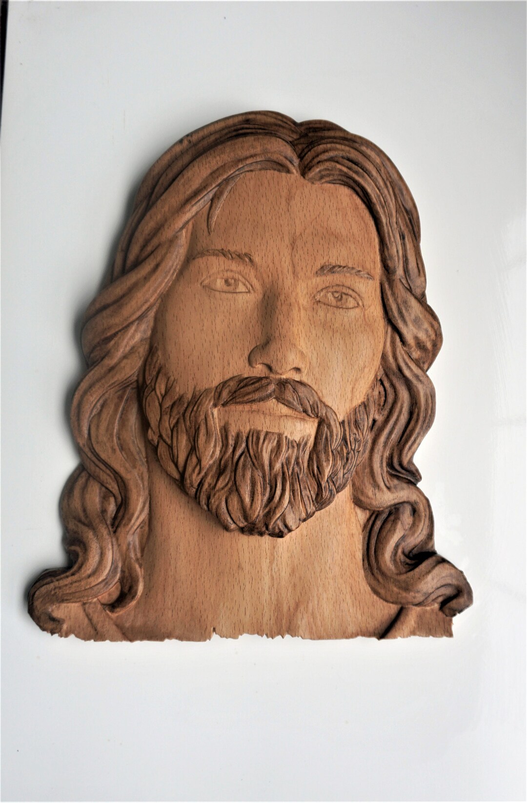 Jesus Wood Sculpture Jesus Art Christian Wall Art Lord Jesus Catholic