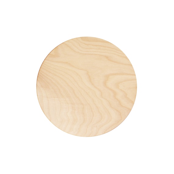  Wood Plywood Circles 4 inch, 1/4 Inch Thick, Round Wood  Cutouts, Pack of 12 Baltic Birch Unfinished Wood Circles for Crafts, by  Woodpeckers