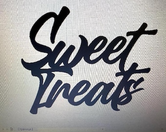 Sweet Treats Wedding Sign, Wedding Desserts Wood Sign, Dessert Table Wood Sign,Wedding Sweet Treats Decor Sign,Birthday Party Candy Bar Sign