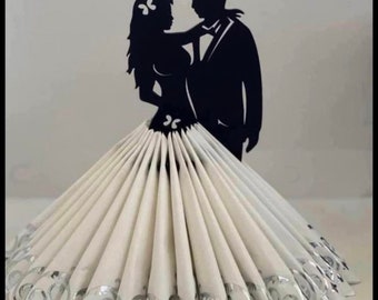 Wedding napkin holder 9” tall