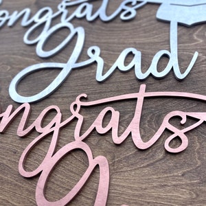 Congrats Grad Custom Graduation Sign Custom Congrats Grad Sign Class of 2023 Graduation Sign Graduation Photo Prop Graduation Party Decor image 7