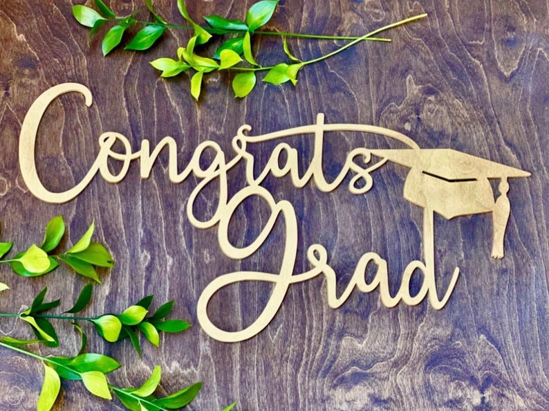 Congrats Grad Sign Personalized Congrats Grad Custom Graduation Sign Custom Congrats Grad Sign - Etsy