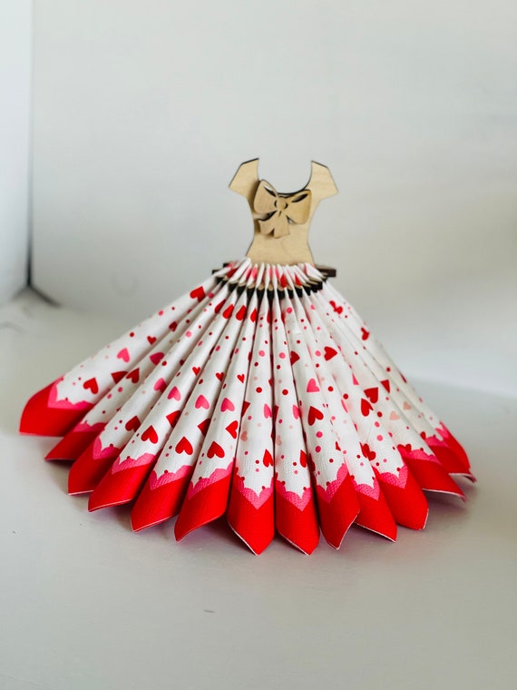 Napkin Holder Dress 9 Tall Etsy