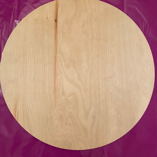 18”to 26” Unfinished Wood Laser Cut Circle Round / Ready to Paint / Door Hanger / Welcome Sign