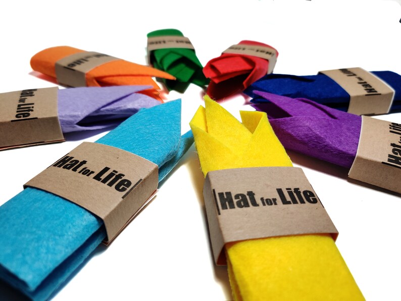 Hat for Life the reusable felt Christmas cracker party hat Etsy