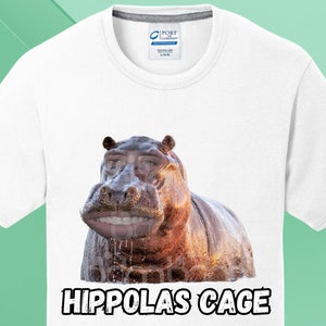 Hippolas Cage T-Shirt | Nicolas Cage | Gag Gift | Funny Shirt | Ugly Shirt