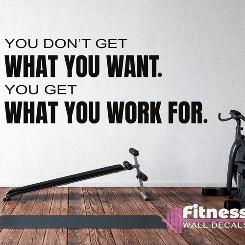 Motivational Gym Wall Decor Fitness Wall Art Motivational Etsy