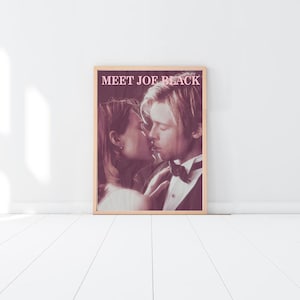 Conoce a Joe Black Póster Lienzo Arte de pared Sin marco