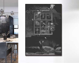 The Lighthouse poster Canvas poster art wall No frame