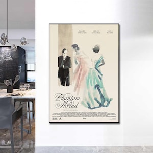 the phantom thread poster Canvas poster art wall No frame