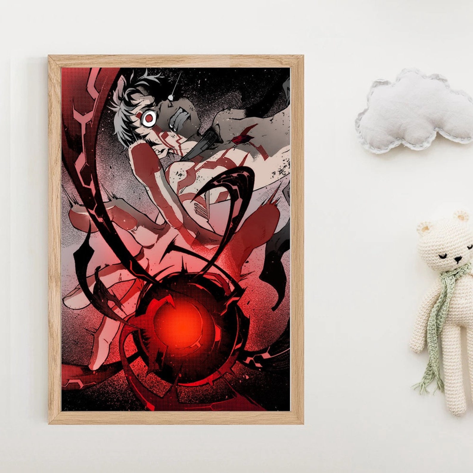 Deadman Wonderland Anime Poster Unframe Póster Canvas Poster Etsy