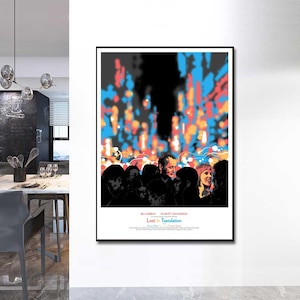 lost in translation poster Canvas poster art wall No frame