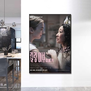 Killing Eve poster Canvas poster art wall No frame